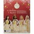 thumbnail image 7 of 2023 Holiday Barbie Doll, Seasonal Collector Gift, Golden Gown and Dark Brown Hair, 7 of 7