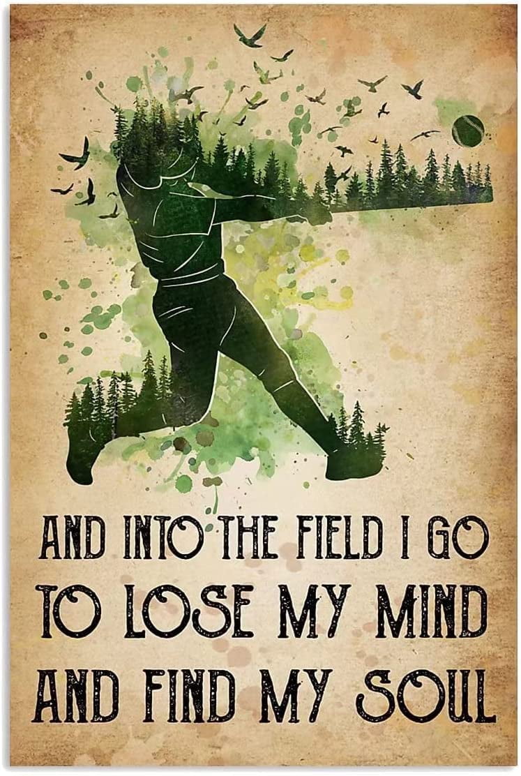 Volleyball Enthusiast Metal Tin Sign Vintage Club Wall Decoration