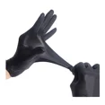 thumbnail image 1 of Guantes descartables antideslizantes UniSeal Negro talle M de nitrilo x 100 unidades, 1 of 2