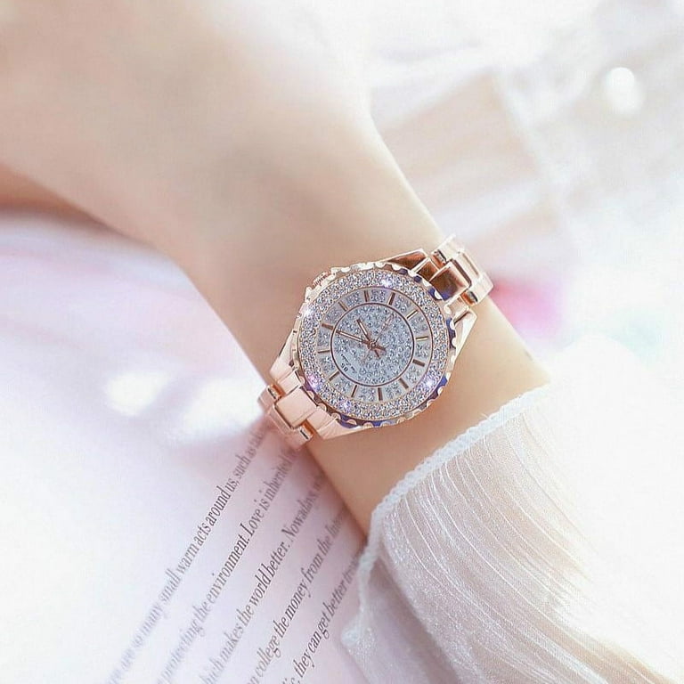 2022 Top Brand Fashion Ladies Rhinestone Watch Women Quartz Watch