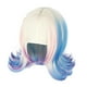 thumbnail image 5 of Peluca teñida para mujer, duradera, para fotos, regalo, suministros para fiestas, juegos de rol, cosplay, peluca de cabello para fiestas, Halloween, 5 of 8