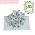 thumbnail image 4 of SSNTSY Daisy Pop Up Cards 3D Greeting Card Flower Butterfly Flower Bouquet Card 5.9" X 7.9" for Birthday, Mothers Day, Valentines Day, Mom, Wife, 4 of 8