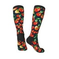 thumbnail image 4 of Haiem Tomatoes Socks, Funny Novelty Crazy Design Cotton Socks Sports Socks Knee High Socks For Men, Women,1Pairs - Gift For Working Friends, 4 of 9