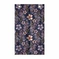 thumbnail image 1 of Floral Hanging Pocket Organizer, Vintage Theme Meadow-Sweet and Oak Flowers Fresh Spring Shades, Printed Polyester Storage Bag with Pockets, 21" x 31", Night Blue Pale Pink, 1 of 2