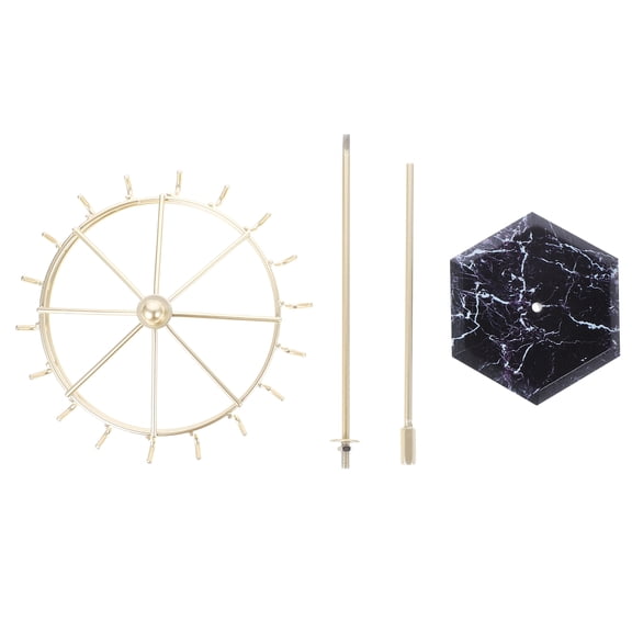 WSTEER Hanging Jewelry Organizer Umbrella Shaped Necklace Display Stand Tabletop Jewelry Storage Rack