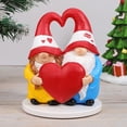 thumbnail image 4 of Miangastore Figurine de Couple de Gnomes de Jardin en Résine, 4 of 8