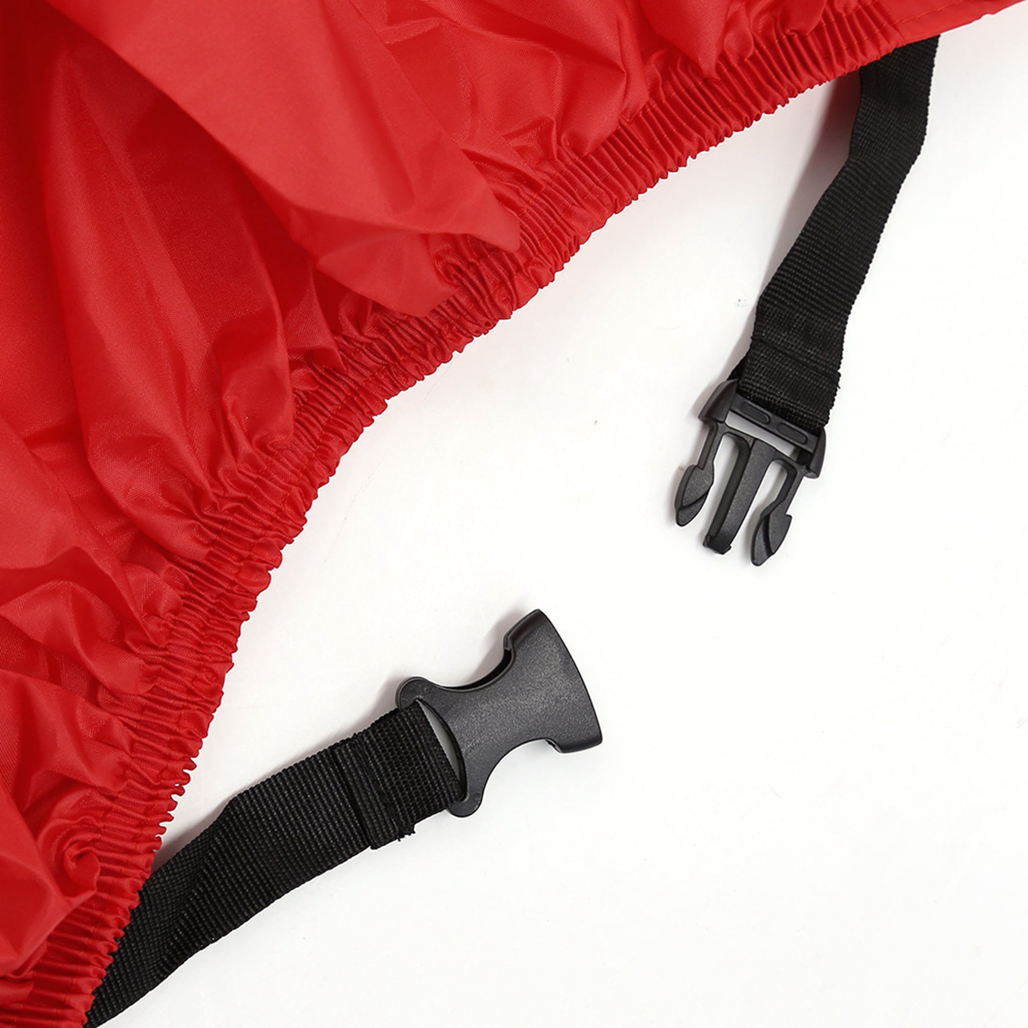 Unique Bargains XXXL Waterproof Dustproof Motorcycle Cover 190T Outdoor Protection Black&Red