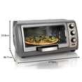 thumbnail image 2 of Horno Eléctrico Hamilton Beach Tostador para 6 Rebanadas y Pizza de 30 cm de 3 Funciones con Puerta Deslizante 1400W, 2 of 7