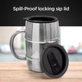 thumbnail image 4 of SoHo Funny Insulated Mug Gift for Men - 20oz Insulated Stainless Steel Beer/Coffee Cup with Handle and Lid for Birthday/Christmas 2022 "I Identify as Sober" (Gift Boxed), 4 of 6
