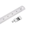 thumbnail image 3 of Unique Bargains Stainless Steel Ruler with Scriber Block 20' Metric Inch Ruler with 30mm Locating Vernier Slider, Silver Tone, 3 of 5