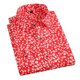 thumbnail image 1 of Camisa de hombre con cuello vuelto, camisa de corte informal de moda de manga larga con estampado para ir de compras, 1 of 4