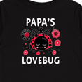 thumbnail image 4 of Inktastic Valentine's Day Papa's Lovebug Boys or Girls Long Sleeve Toddler T-Shirt, 4 of 5