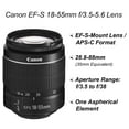 thumbnail image 2 of Canon EOS Rebel T7 Digital SLR Camera Bundle with 18-55mm, 75-300mm Lens, SanDisk 32GB Memory Card, Tripod, Flash, Deluxe Backpack and ZeeTech Accessory Bundle, 2 of 9