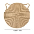 thumbnail image 2 of Woven Round Placemats with Thermal Insulation – Durable, Heat-Resistant Table Mats for Kitchen and Dining Room Settings, 2 of 5