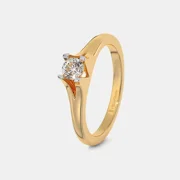 MDK JEWELS Diamond Ring In 18k Yellow Gold 2.33 Gram With 0.175 Diamonds