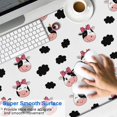thumbnail image 2 of Long Mouse Pads for Desk,White Cow Bow Cloud Pattern Desk Mats on Top Of Desks, Desk Mouse Pad Extra Large with 3mm Non-Slip Base and Stitched Edge for Gaming,Office,Work,Home 47.3"x23.6", 2 of 6