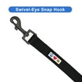 thumbnail image 4 of Pawtitas Solid Color Leash - 6ft Long, Black - Great for Small Dogs and Cats, 4 of 9