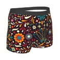 thumbnail image 3 of Kll Colorful Mexican2 Men'S Cotton Boxer Briefs Underwear-Small, 3 of 9