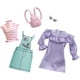 thumbnail image 1 of Barbie Clothes: 2 Outfits Doll Feature Pastels Like Light Green Overalls with Cute Graphics and Pink Backpack, Gift for 3 to 8 Year Olds Barbie -, 1 of 2