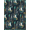 Gray Teal Gold, Pattern 16, variant on ODIKA Notes Vintage Rock Distressed Grunge Border Hip Guitar Music Refined Structured for Home Office, Gaming Room, Under Desk, Non-Slip Chair-Friendly