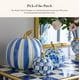 thumbnail image 2 of Calabaza decorativa MACKENZIE-CHILDS Mini Calabaza Azul y Blanca, 2 of 6