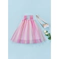thumbnail image 2 of StylesILove Baby Toddler Girls Sleeveless Rainbow Mesh Tulle Star Tutu Dress Birthday Wedding Party Sundress Outfit (2-3 Years, Pastel Pink), 2 of 7