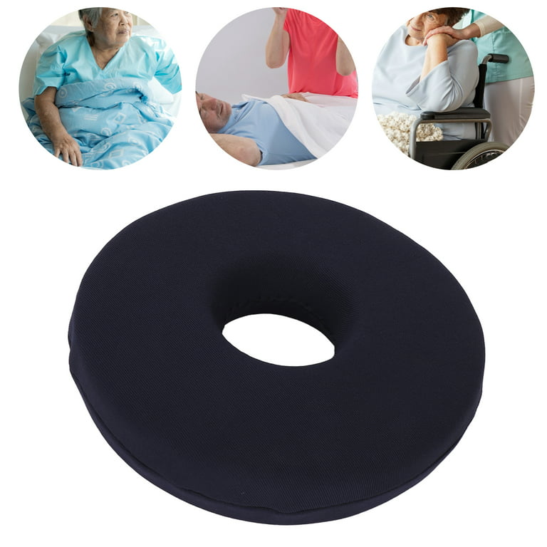 MESINURS Donut Butt Pillow, Anti-Decubitu Pad Bed Cushion, Post-Op Pressure  Nursing Pad for Bedridden, Elderly, Disabled, Pregnant (15x15, Square)