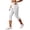 White, variant on LIaqionyy Capri Leggings for Women High Waisted Yoga Workout Athletic Running Pants with Pockets Cropped Legging
