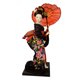 thumbnail image 3 of Muñecas Geisha japonesas étnicas, estatuilla de dama oriental, muñeca Geisha asiática de estilo vintage para decoración de mesa, estante para el hogar Estilo E, 3 of 8