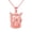 Rose, variant on Boxer Dog Head Pendant Necklace in Solid Gold(10K Rose Gold, Pendant with 16" chain)