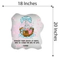 thumbnail image 4 of Watercolor Decal Here Is A Baby For You To Love Bedroom Wall Decal for Children Inspirational Quotes Floral Art Design Cute Themed Room Décor - Size: 18 In x 20 In, 4 of 5