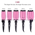 thumbnail image 2 of Ceramic Triple Barrel Waver - 25mm Big Wave Curling Iron with Negative Ions for Smooth, Frizz-Free Hairstyles, 2 of 5