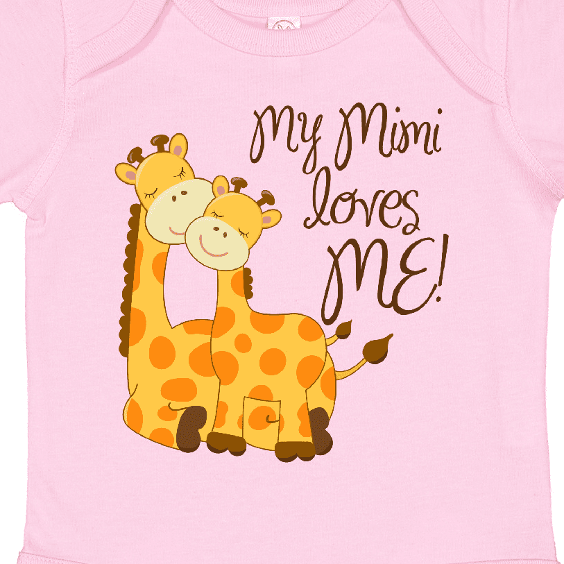 Inktastic My Mimi Loves Me Boys or Girls Baby Bodysuit
