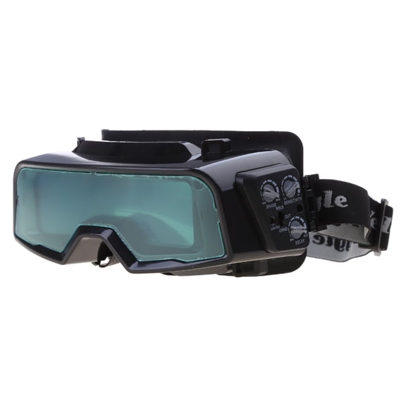 Necvior Auto Darkening Welder Goggle Protective Welder Glasses Welder Eyes Glasses 0.1 Millisecond Solar Automatic Dimming Len