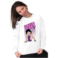 thumbnail image 4 of Retro Betty Boop Cartoon Queen Vibes Women Plus Size Sweatshirt Brisco Brands 4X, 4 of 5
