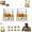 Clear D, variant on 360 Degree Rotating Whiskey Glass, 2 Pack Rotating Crystal Whiskeys Tumbler Glass, Spinning Cocktail Glasses with Stable Decoupled Base, Unique Whiskey Gifts for Men