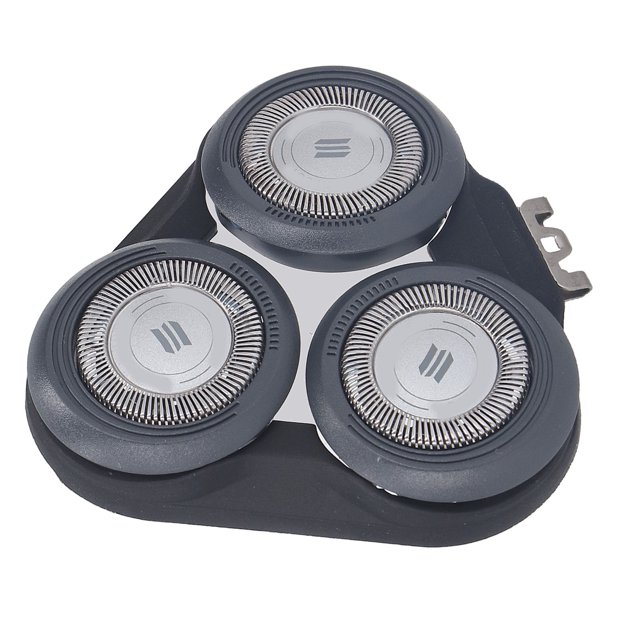 Cabezal cortador de barba repuesto de cortador de barba de 3 cabezales de acero inoxidable ABS altamente compatible para la limpieza diaria de barba en el hogar ANGGREK Otros