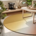 thumbnail image 3 of Round Area Rugs 4Ft, Burnt Orange Yellow Ombre Non-Slip Washable Circle Rugs Carpet, Contemporary Art Abstract Aesthetics Indoor Outdoor Rug Floor Mats Throw Runner for Bedroom Living Room Bathroom, 3 of 8