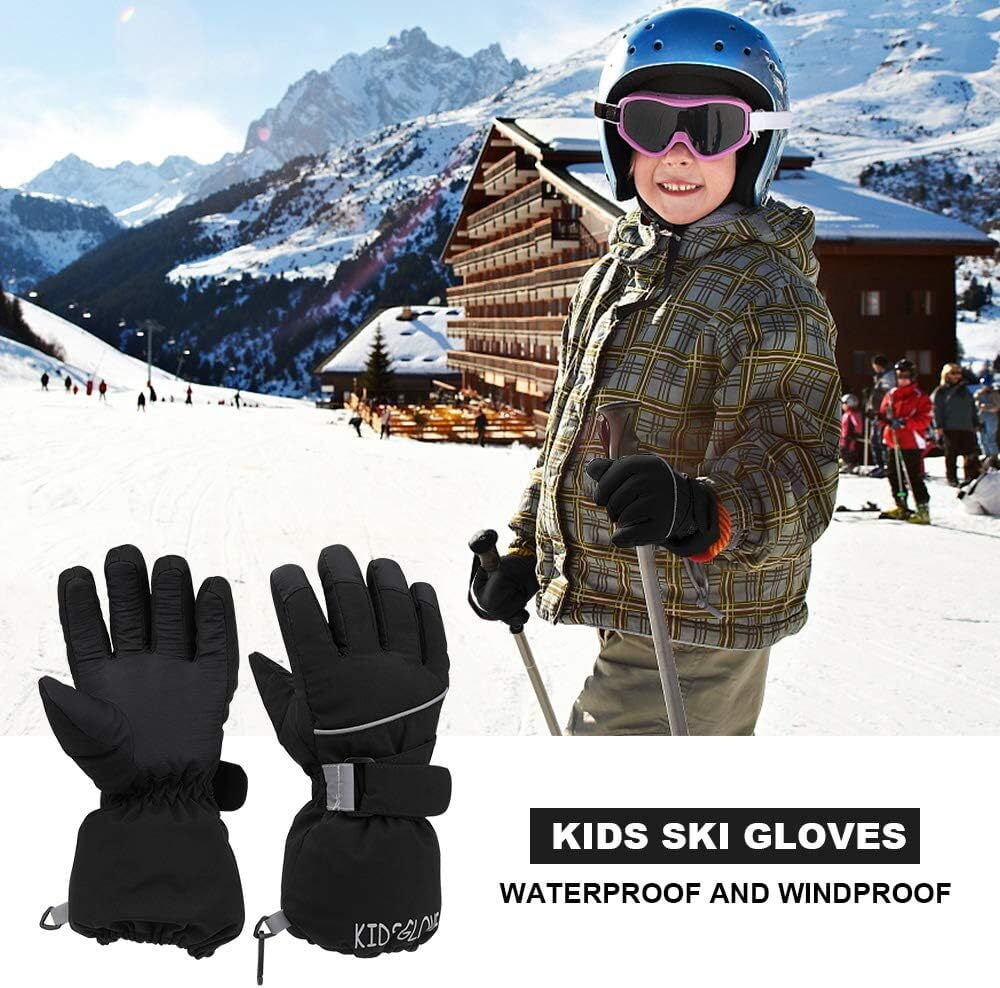 HSMQHJWE Guantes De Inviernogloves Mittens Men Kids Cartoon Print Winter Ski  Gloves Thermal Gloves Thermal Cycling Gloves Kids Windproof Gloves 