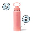 thumbnail image 2 of ThermoFlask 24 oz Double Wall Vacuum Insulated Stainless Steel Water Bottle with Chug Spout Lid, Sunkissed Coral, 2 of 5