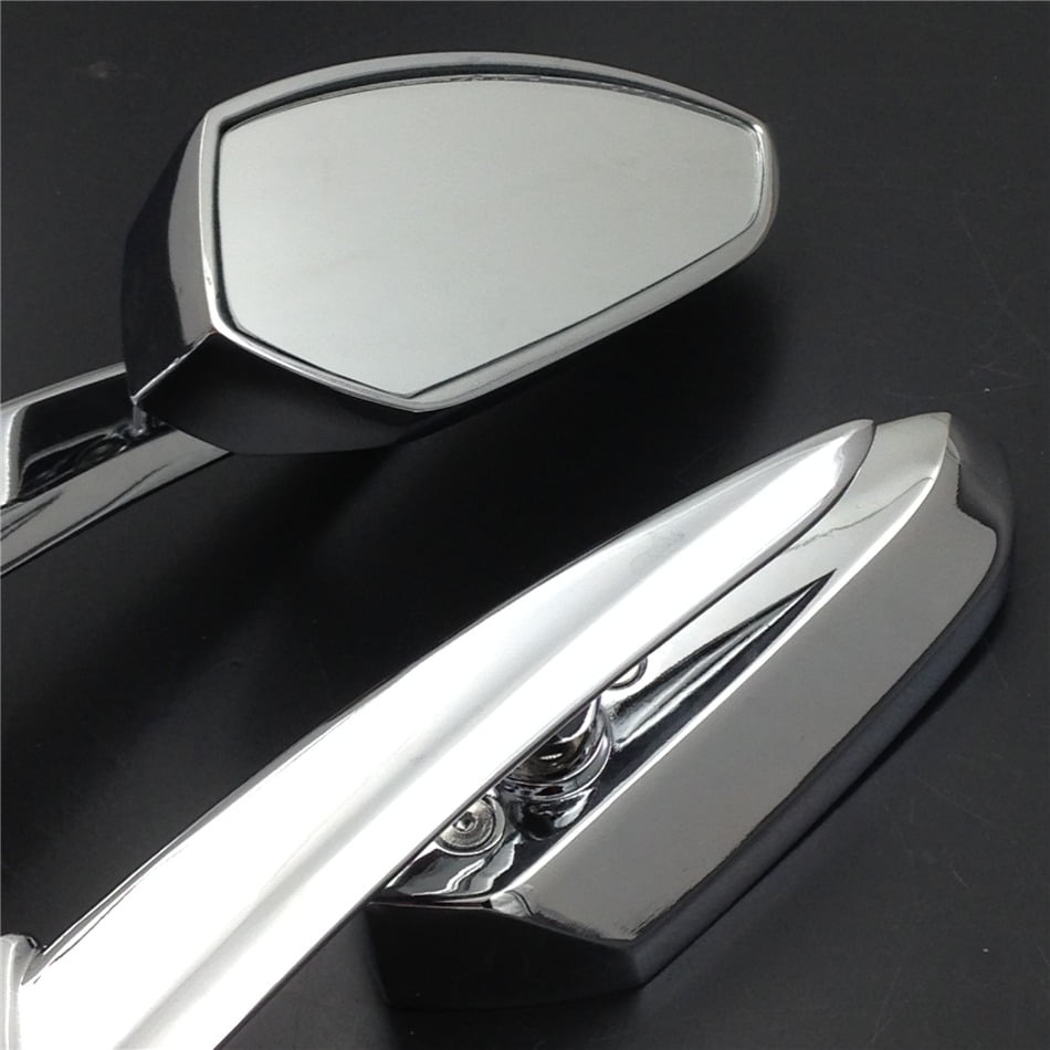 Chrome  Blade Mirrors for Suzuki Savage Intruder Volusia Boulevard Gsxr Hayabusa
