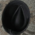 thumbnail image 4 of WITHMOONS Wool Felt Fedora Panama Hat Camouflage Pattern Wide Brim SL6529 (Green), 4 of 4