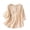 #0113-Khaki, variant on Women's Embroidered Linen Blouses 5-Button Front Short Sleeve Loose Fit Casual Tops Retro Style Shirts for Summer Errands Brunch Vacation