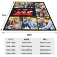 thumbnail image 4 of Dark Gray Throw Blanket 40x60 inch, Custom Funny Personalized Warm Flannel Blankets with Photos Text for Birthday Valentine Mother's Day Father's Day Customized Blanket Gift for Adult Child Blankets, 4 of 5