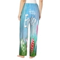 thumbnail image 3 of Daiia Happy Easter Women's Sleep Pant with Pockets and Drawstring,Pajama Pants-Medium, 3 of 9