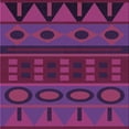 thumbnail image 1 of Ahgly Company Machine Washable Indoor Square Transitional Magenta Pink Area Rugs, 7' Square, 1 of 7