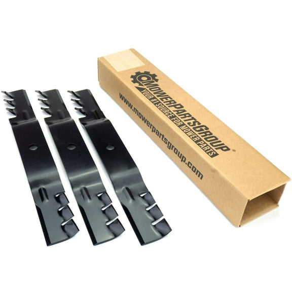 (3) Toothed Blades Compatible With Toro TimeCutter Z 50" 110-6837-03