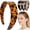 Red Tortoiseshell, variant on Thick Tortoise Shell Headband with Teeth for Women, 1.5in Wide, Acetate, No Slip, Retro Plastic Hair Accessory