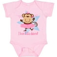 thumbnail image 3 of Inktastic Monkey Love Tutu Dance Girls Baby Bodysuit, 3 of 5