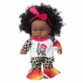 thumbnail image 2 of Toy HUOGUO, pelo rizado, negro, africano, negro, negro, para bebé, 30 cm, 2 of 5